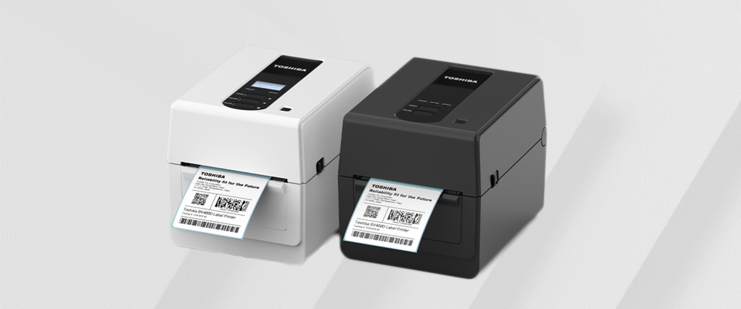 Black and white Toshiba Label Printers